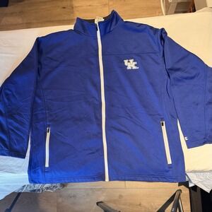 Kentucky Wildcats Champion Brand Jacket Blue Full Zip Men's‎ Vintage Size XL